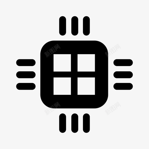 电子计算机控制图标svg_新图网 https://ixintu.com it 技术 控制 电子 计算机