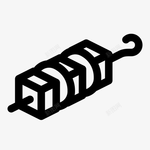烤肉串烤肉烧烤图标svg_新图网 https://ixintu.com 烤肉 烤肉串 烧烤 纯系列