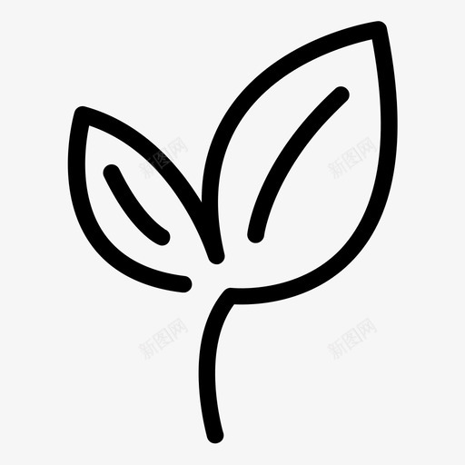 叶美花图标svg_新图网 https://ixintu.com 叶 水疗 美 自然 花 花瓣