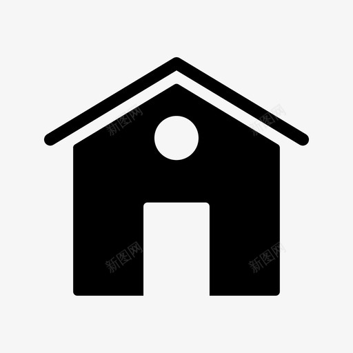 家公寓房子图标svg_新图网 https://ixintu.com 公寓 家 房子 网络 财产