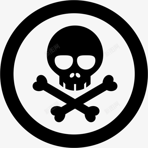 危险小心有毒图标svg_新图网 https://ixintu.com 危险 小心 有毒 警告