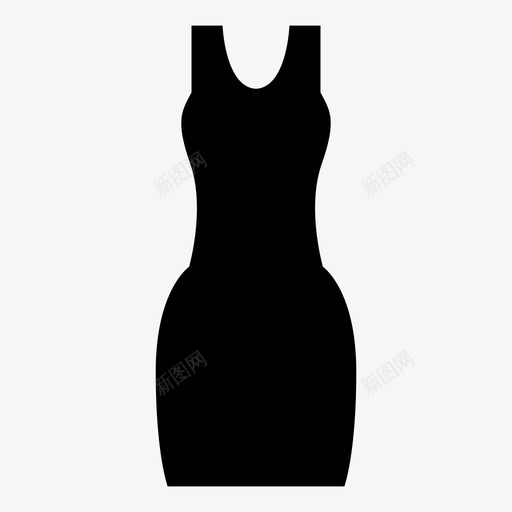 衣服时尚款式图标svg_新图网 https://ixintu.com 女人 时尚 款式 衣服 衣服版型
