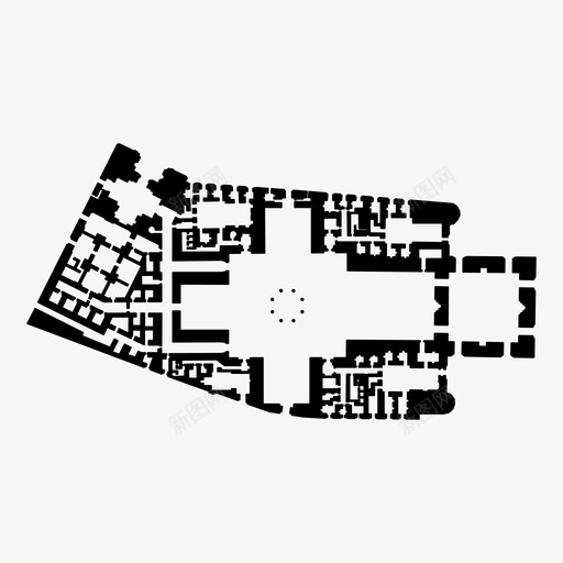 清真寺建筑伊斯兰图标svg_新图网 https://ixintu.com 伊斯兰 平面图 建筑 斋月 清真寺 苏丹