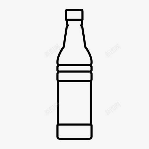 瓶子酱汁图标svg_新图网 https://ixintu.com 瓶子 酱汁