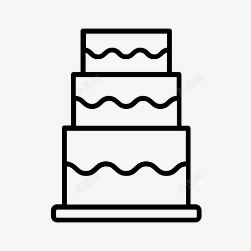 复活节蛋糕装饰婚礼图标svg_新图网 https://ixintu.com 复活节蛋糕 婚礼 装饰