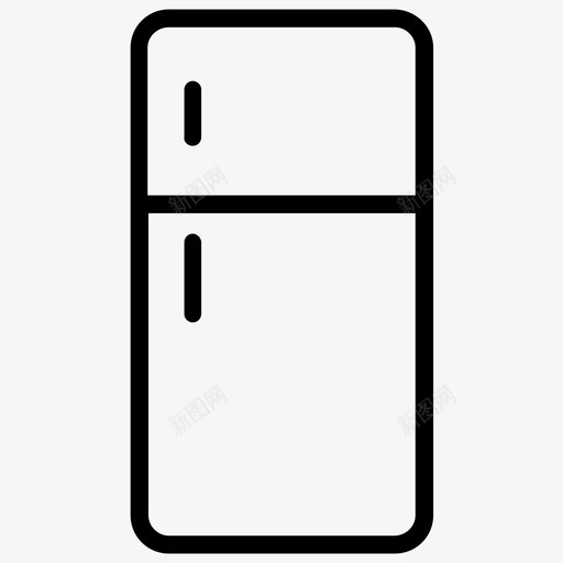 冰箱食品储藏室冷冻室图标svg_新图网 https://ixintu.com 冰箱 冷冻室 食品储藏室