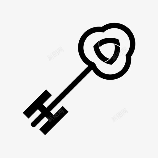 钥匙入口保护图标svg_新图网 https://ixintu.com 保护 入口 安全 钥匙
