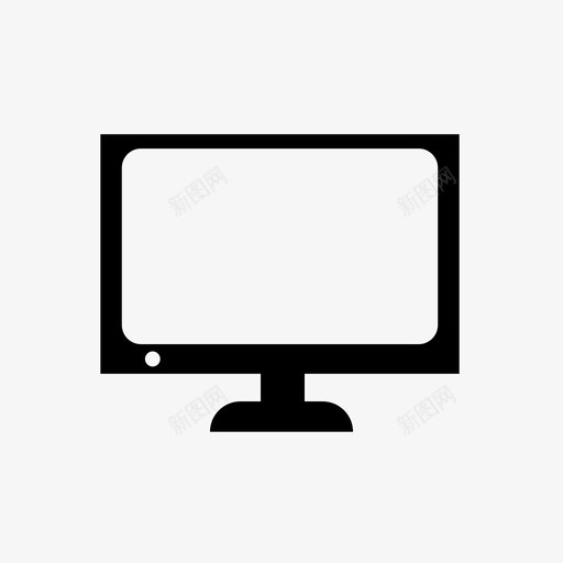 桌面监视器屏幕图标svg_新图网 https://ixintu.com 屏幕 桌面 监视器