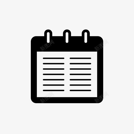 日历日期截止日期图标svg_新图网 https://ixintu.com 事件 截止日期 日历 日期 日程表