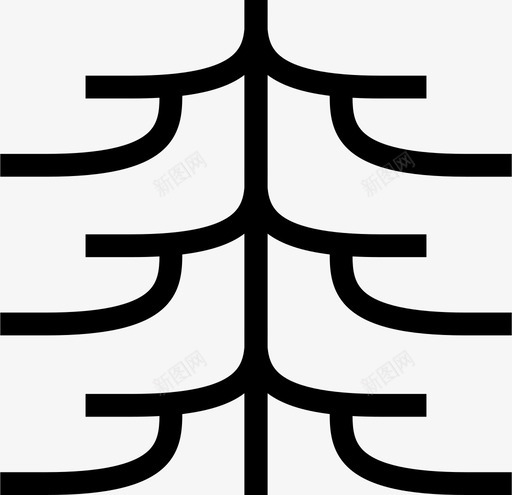 流程图括号层次结构图标svg_新图网 https://ixintu.com 层次结构 括号 树 流程 流程图