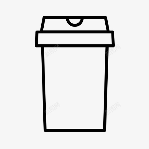 咖啡杯子一次性图标svg_新图网 https://ixintu.com 一次性 咖啡 外卖 杯子 饮料