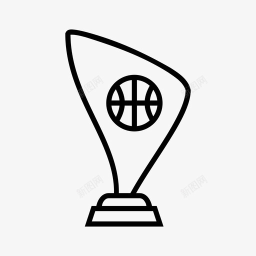 篮球奖杯奖品获奖者图标svg_新图网 https://ixintu.com 奖品 篮球奖杯 获奖者