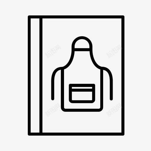 食谱烘焙厨师图标svg_新图网 https://ixintu.com 厨师 烘焙 烹饪 食谱