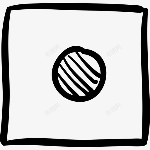 带有草图按钮方块的Rec多媒体社交媒体手绘图标svg_新图网 https://ixintu.com 多媒体 带有草图按钮方块的Rec 社交媒体手绘