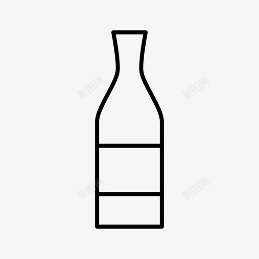 瓶卡瓦葡萄酒图标svg_新图网 https://ixintu.com 其他 卡瓦 瓶 葡萄酒