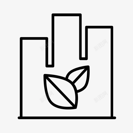 绿色城市绿色能源可再生能源图标svg_新图网 https://ixintu.com 可再生能源 可持续发展 可持续发展城市 绿色城市 绿色能源