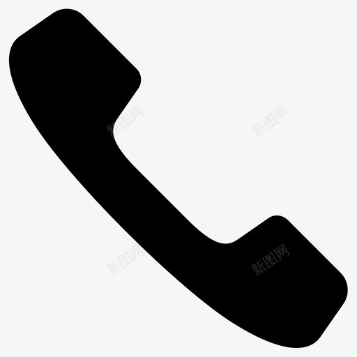 电话手持电话移动电话图标svg_新图网 https://ixintu.com 手持电话 接收器 电话 移动电话