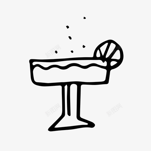 玛格丽塔酒墨西哥人图标svg_新图网 https://ixintu.com 墨西哥人 手绘 派对 玛格丽塔 酒