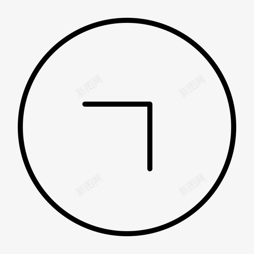 右上方向右方向上方向图标svg_新图网 https://ixintu.com 上方向 右上方向 右方向