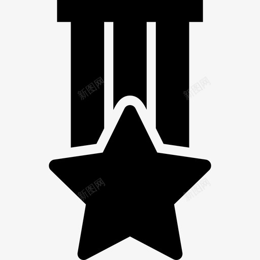 奖章成就荣誉图标svg_新图网 https://ixintu.com 奖章 成就 明星 荣誉 赢家