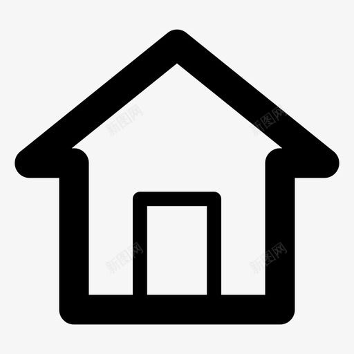 伙计房子餐厅图标svg_新图网 https://ixintu.com 伙计 房子 餐厅