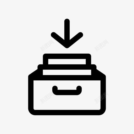 档案档案储存图标svg_新图网 https://ixintu.com 储存 档案 档案下载
