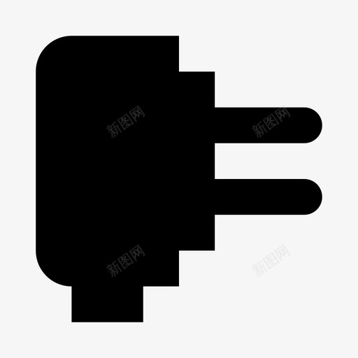 充电器电池充电手机充电器图标svg_新图网 https://ixintu.com micro8 充电器 手机充电器 插头 电池充电 电源