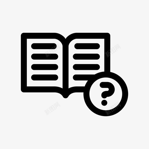教科书问题问题书教科书图标svg_新图网 https://ixintu.com 教科书 教科书问题 问题书
