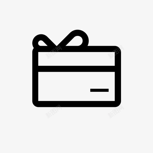 礼品卡礼券兑换图标svg_新图网 https://ixintu.com 兑换 礼券 礼品卡 通讯厚