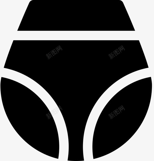 女内裤内裤图标svg_新图网 https://ixintu.com 内裤 女内裤