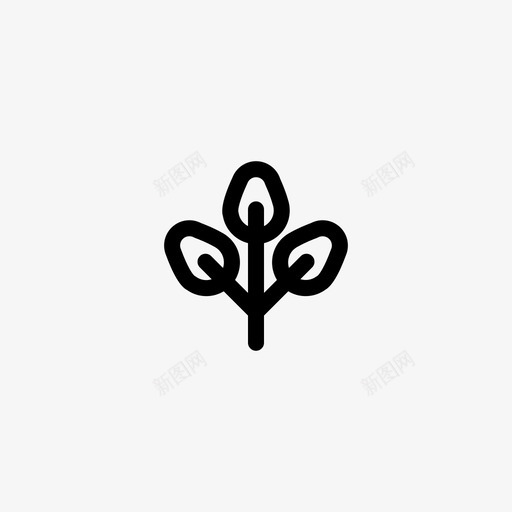 植物食物绿色图标svg_新图网 https://ixintu.com 植物 绿色 草本植物 食物