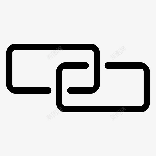 链接超链接网络链接图标svg_新图网 https://ixintu.com 媒体 网络链接 超链接 链接