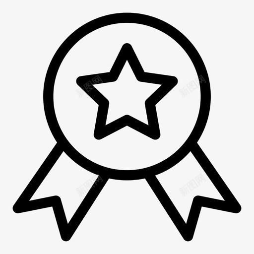 勋章超级受欢迎图标svg_新图网 https://ixintu.com 勋章 超级受欢迎