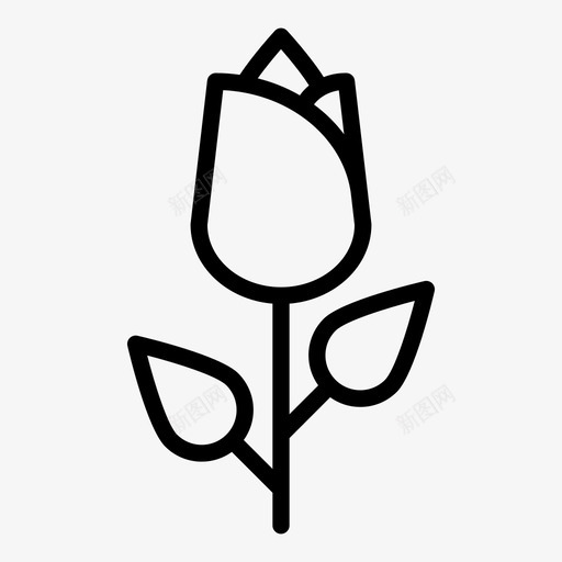 花花开花花图标svg_新图网 https://ixintu.com 开花 玫瑰 花 花pt2 花花