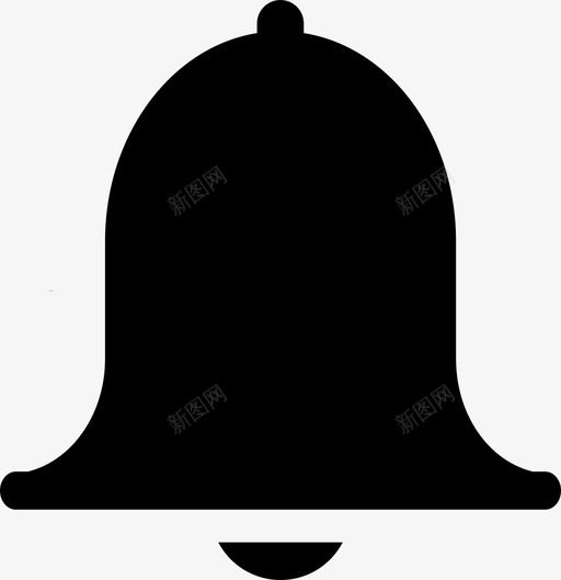 通知警报铃图标svg_新图网 https://ixintu.com 警报 通知 铃