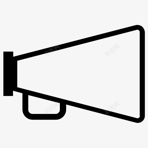 宣布营销扩音器图标svg_新图网 https://ixintu.com 促销 宣布 扩音器 营销