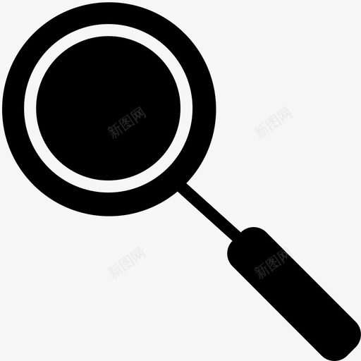 放大镜设备办公室图标svg_新图网 https://ixintu.com 办公室 固定固体收集 放大镜 文具 设备