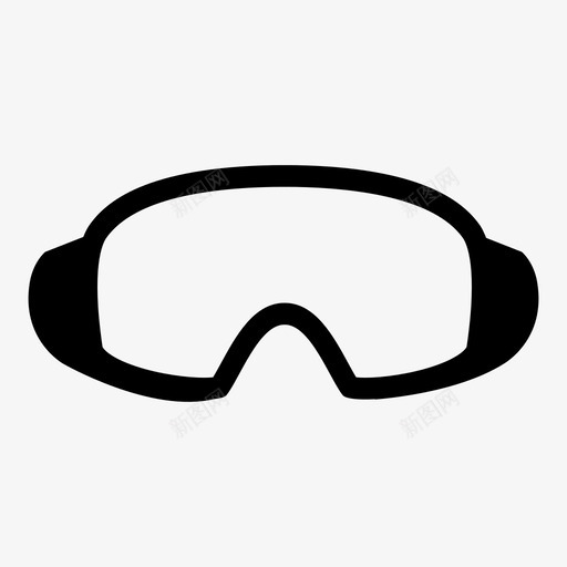 面具潜水游泳图标svg_新图网 https://ixintu.com 游泳 潜水 面具