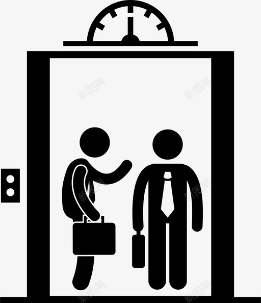 电梯推销商业投资者图标svg_新图网 https://ixintu.com 商业 商业提案 投资者 提案 电梯推销