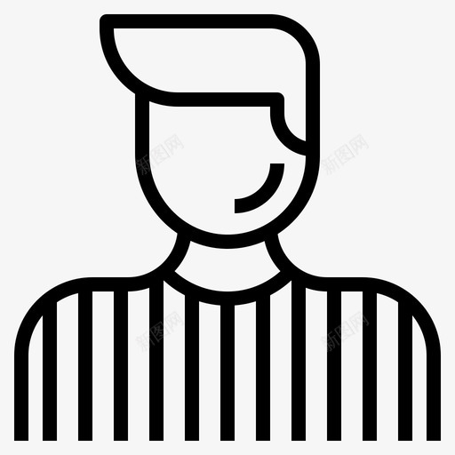 裁判足球男子图标svg_新图网 https://ixintu.com 体育 男子 裁判 足球
