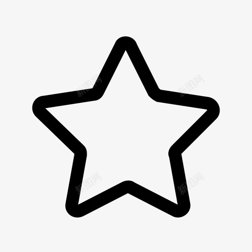 星星书签最爱图标svg_新图网 https://ixintu.com 书签 分类 喜欢 星星 最爱