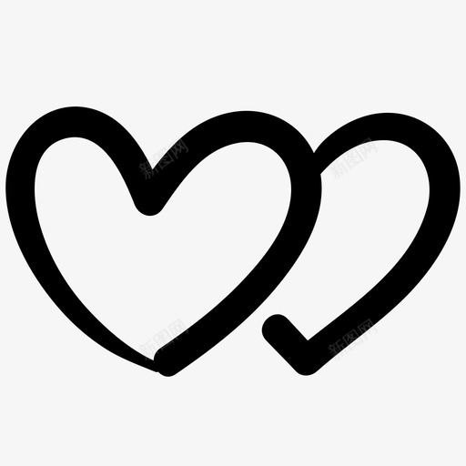 心脏心跳心脏病图标svg_新图网 https://ixintu.com Doodle综合办公室 心率 心脏 心脏形状 心脏病 心跳