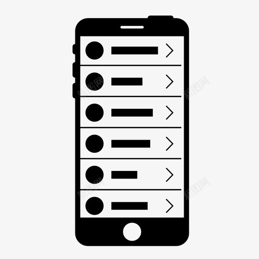 联系人应用程序消息移动图标svg_新图网 https://ixintu.com rolodex 智能手机 消息 移动 移动线框 联系人应用程序