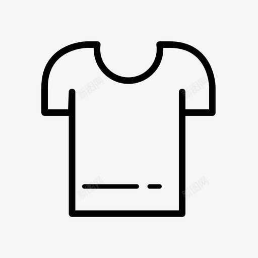 T恤衣服服装图标svg_新图网 https://ixintu.com T恤 时尚 服装 网上购物 衣服