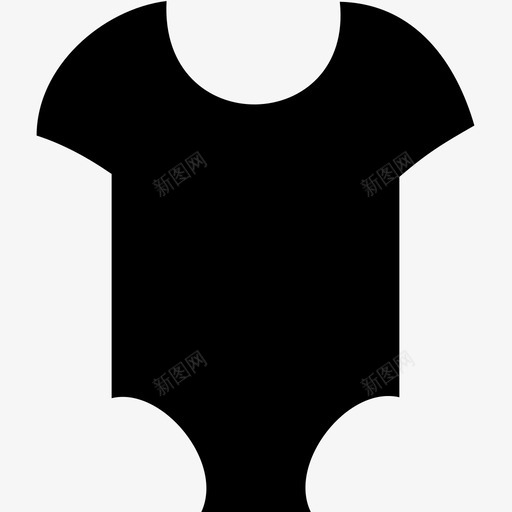 婴儿连体衣衣服连体衣图标svg_新图网 https://ixintu.com 婴儿连体衣 衣服 衬衫 连体衣