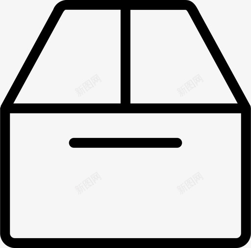 货物纸箱交货图标svg_新图网 https://ixintu.com 交货 产品 准备就绪 电子商务 纸箱 货物