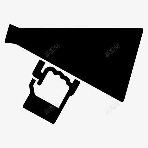 营销活动公告宣布图标svg_新图网 https://ixintu.com 公告 喊叫 宣布 社交媒体活动字形 营销活动