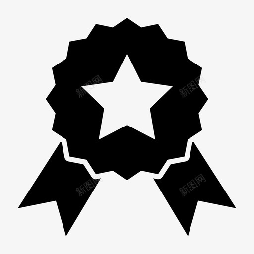 勋章超级受欢迎图标svg_新图网 https://ixintu.com 勋章 超级受欢迎