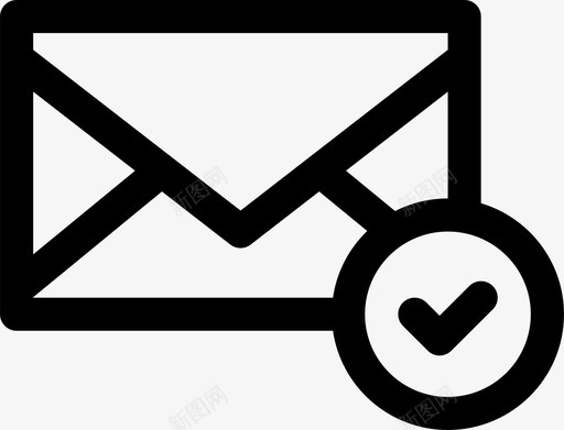 信封已确认已完成图标svg_新图网 https://ixintu.com 信件 信封 已发送 已完成 已确认 消息 电子邮件