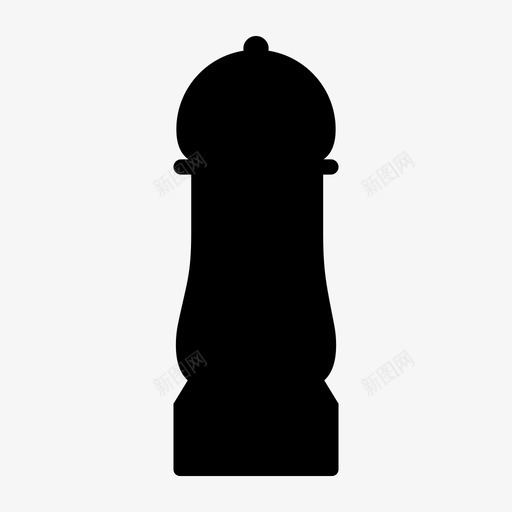 胡椒磨食品研磨图标svg_新图网 https://ixintu.com 厨房和食品 研磨 胡椒磨 食品
